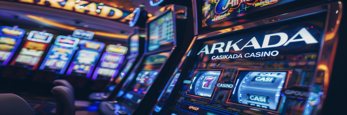 Игровой зал Arkada Casino с уникальными слотами и захватывающими играми